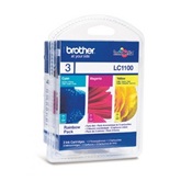 BROTHER eredeti Tintapatron multipack, LC1100, CMY, MFC6490CW,790CW,DCP385C