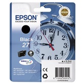 EPSON eredeti Tintapatron black, 27, T27014010, WorkForce 3600,3620,3640,7110,7600,7610,7620