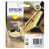 EPSON eredeti Tintapatron yellow, 16, T16244010, Workforce2010,2520,2530,2540
