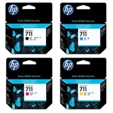 HP eredeti Tintapatron black, 711, CZ129A, Deskjet T120,520