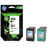 HP eredeti Tintapatron multipack, 350+351, SD412EE, OfficeJet J5780,J5785