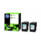 HP eredeti Tintapatron pack black, 301XL, D8J45A, DJ F2480,4210,4280,1660