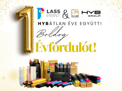 LASS PRINT CELEBRATES PARNERSHIP WITH HYB TONER