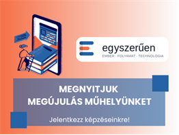 Megnyitjuk Megújulás Műhelyünket