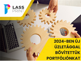 Új üzletággal bővítettük portfóliónkat.