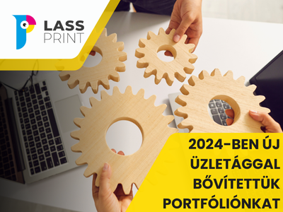 Új üzletággal bővítettük portfóliónkat.