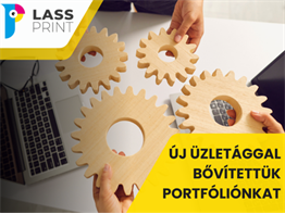 Új üzletággal bővítettük portfóliónkat.