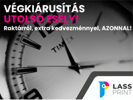 Végkiárusítás – csak a készlet erejéig!