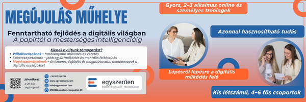 Megújulás Műhely – dolgozz okosabban, ne többet